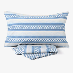 Completo letto pois 100% cotone Preziosa alba 57