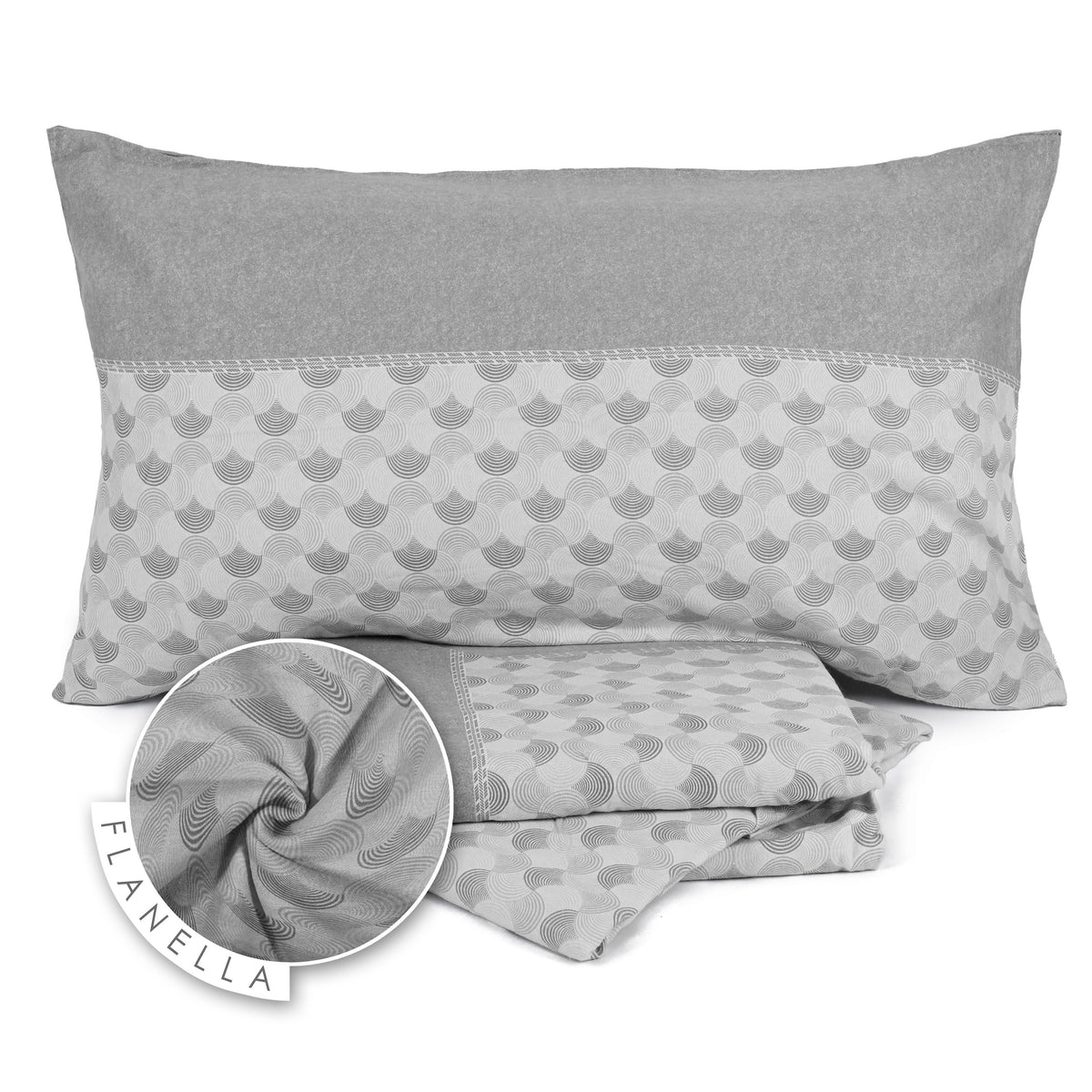 Lenzuola Preziosa letto Flanella Soffice dis.18