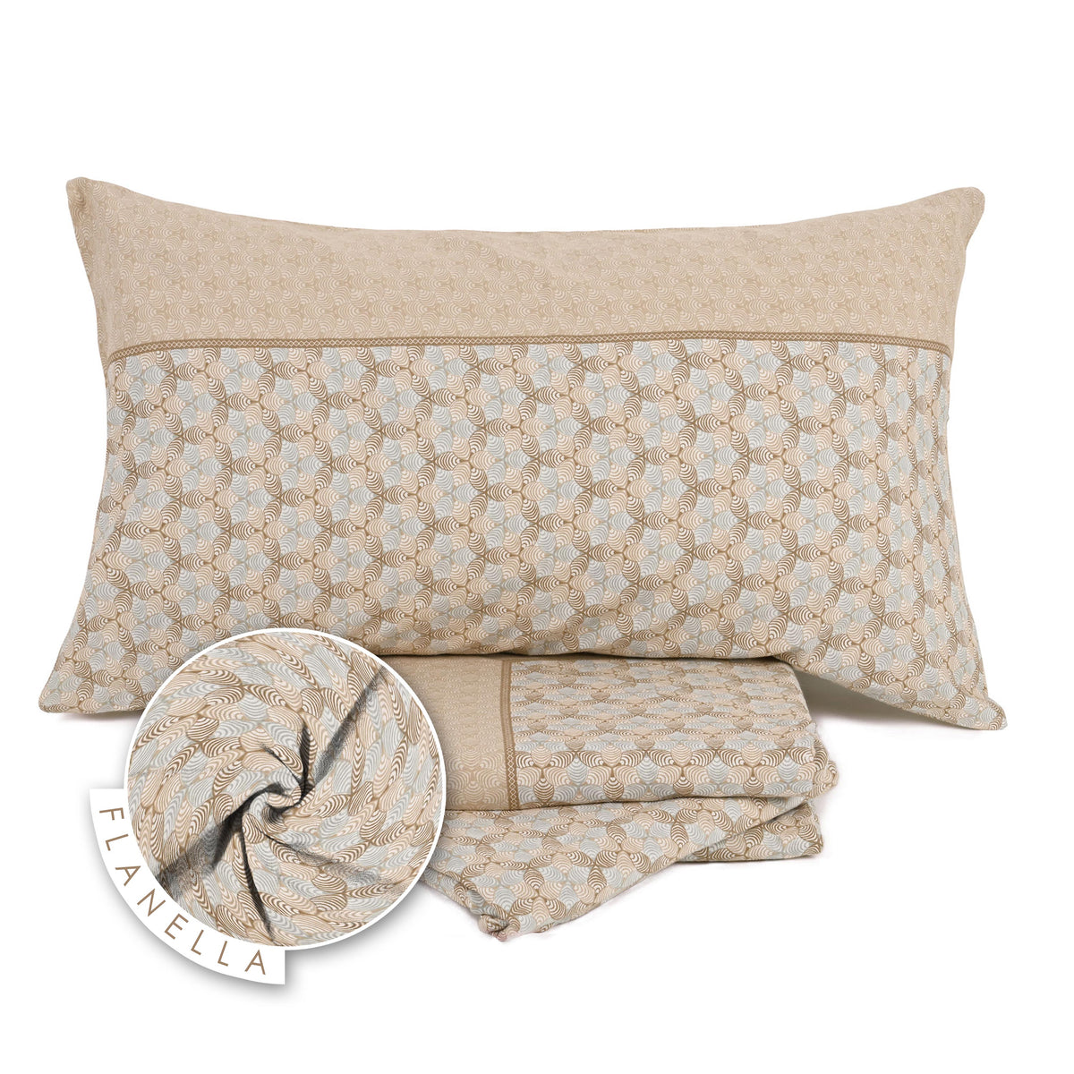 Lenzuola Preziosa letto flanella Soffice dis.23