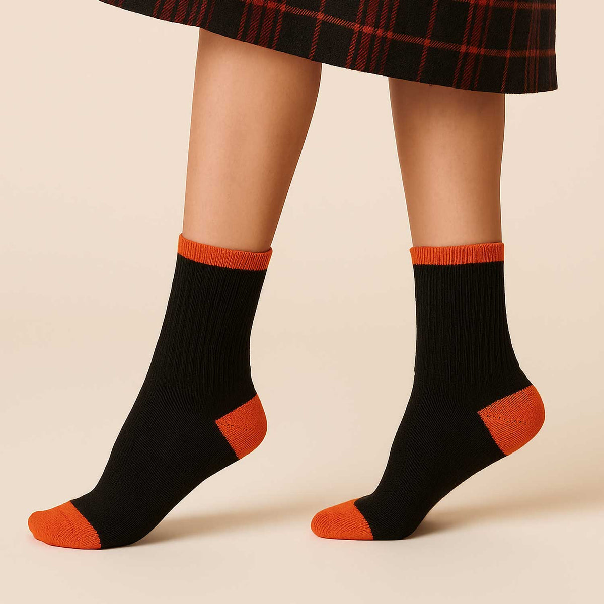 Calze corte donna misto lana assortite Prisco soft wool 3 paia