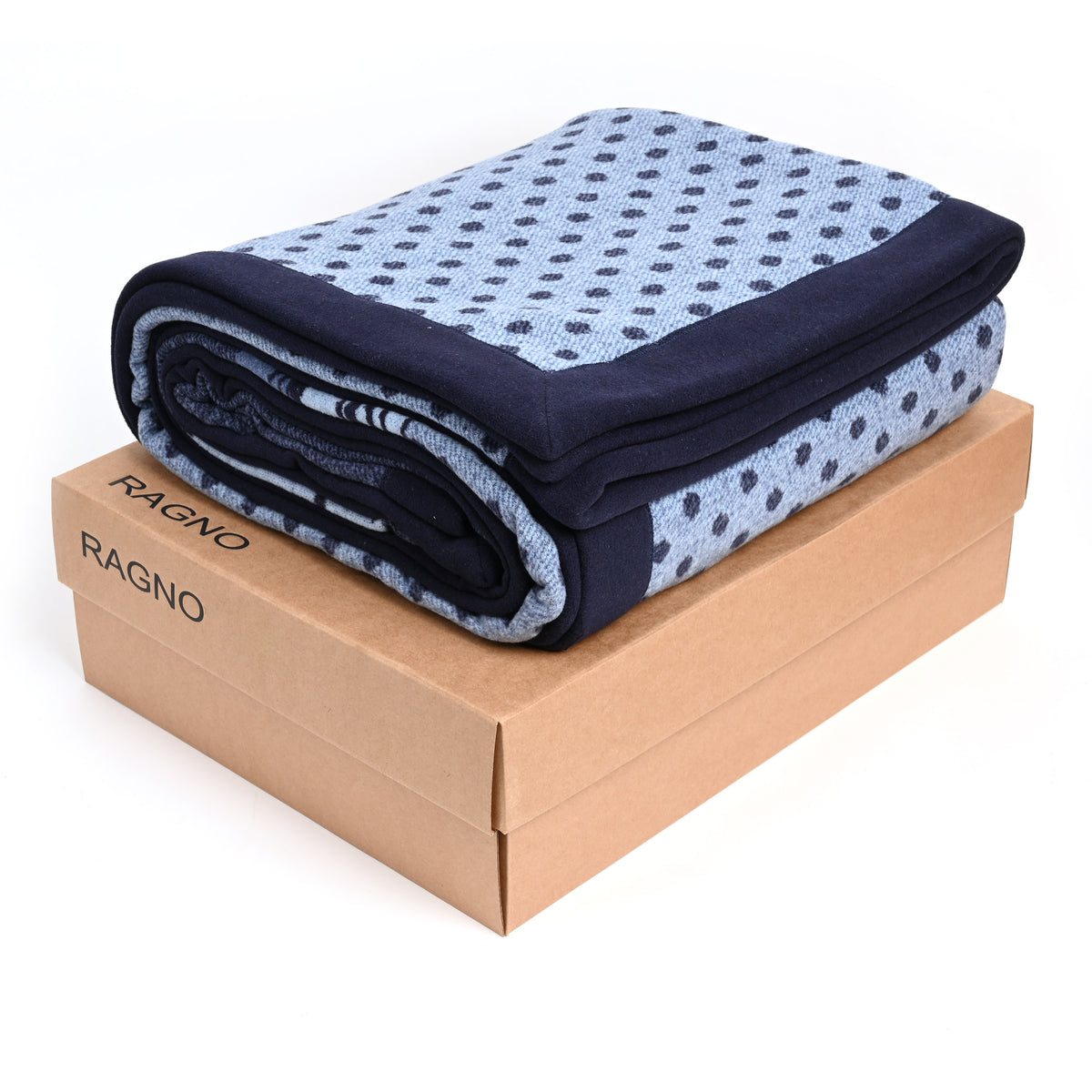 Coperta soffice eco pile Ragno DO47YP blu 190x130