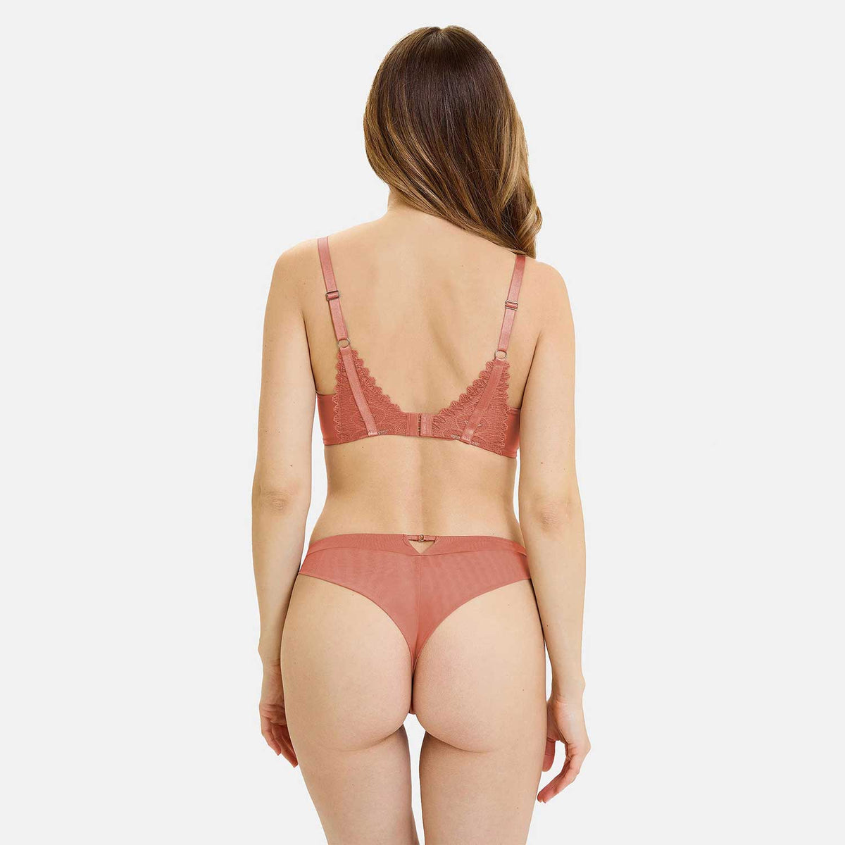 Slip brasiliana microfibra e pizzo Sans Complexe 31PAO90