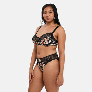 Slip donna floreale con pizzo Sans Complexe 60PAF30