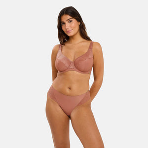Slip donna microfibra e pizzo Sans Complexe 60PAN69