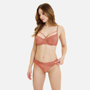 Slip brasiliana microfibra e pizzo Sans Complexe 31PAO90