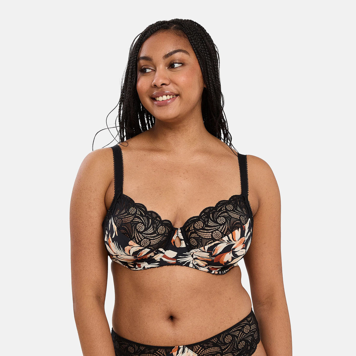 Reggiseno fantasia floreale con ferretto Sans Complexe