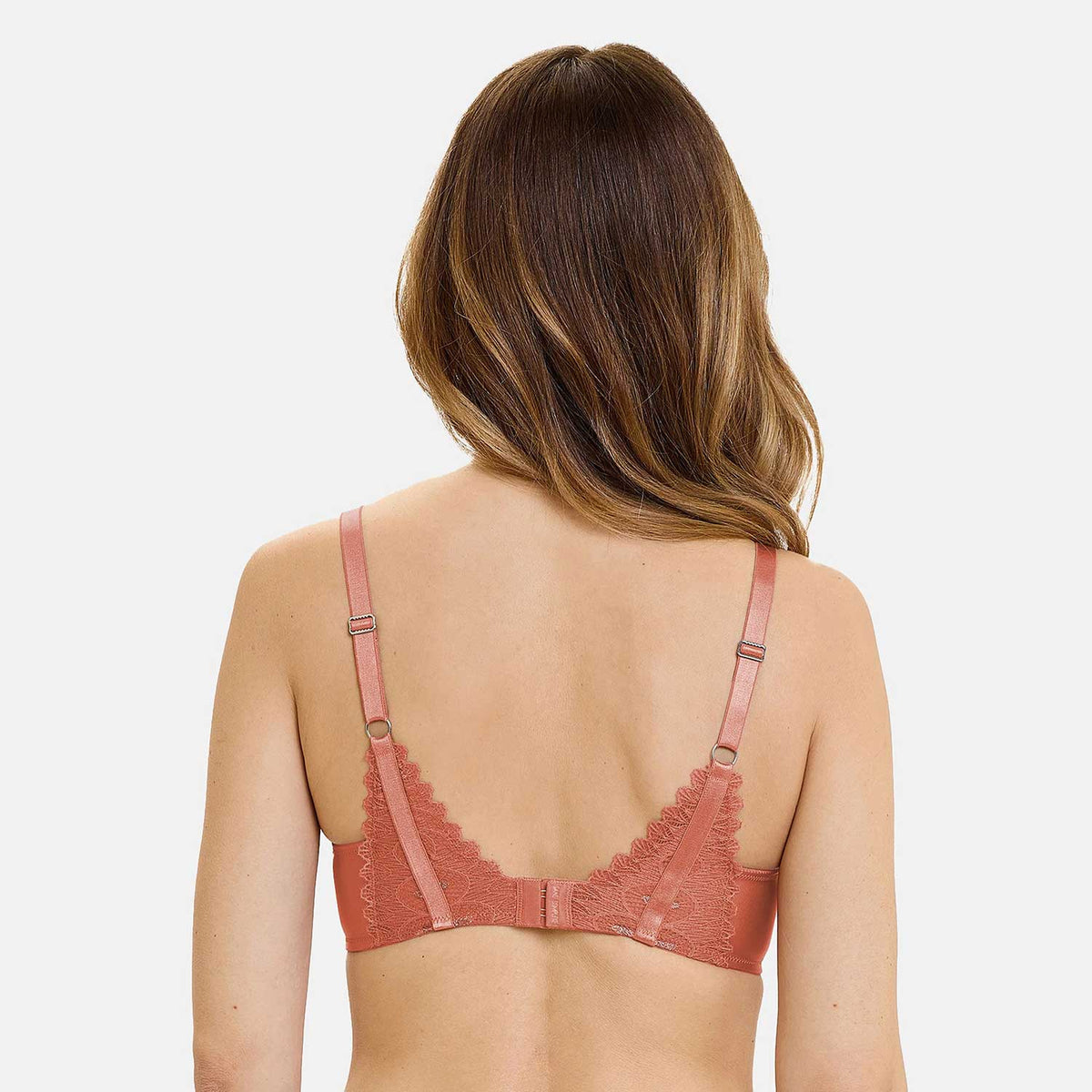 Reggiseno con ferretto pizzo e stringhe Sans Complexe 70AAO90