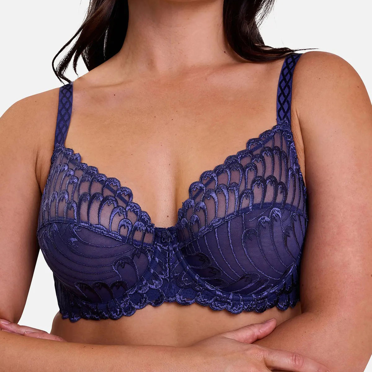 Reggiseno in tulle ricamato con ferretto Sans Complex 70965