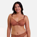 Reggiseno con ferretto e pizzo floreale Sans Complexe 70AAL41