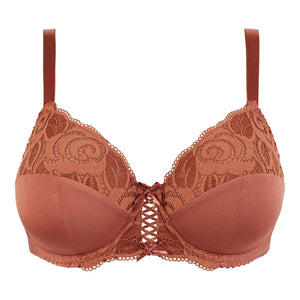 Reggiseno con ferretto e pizzo floreale Sans Complexe 70AAL41