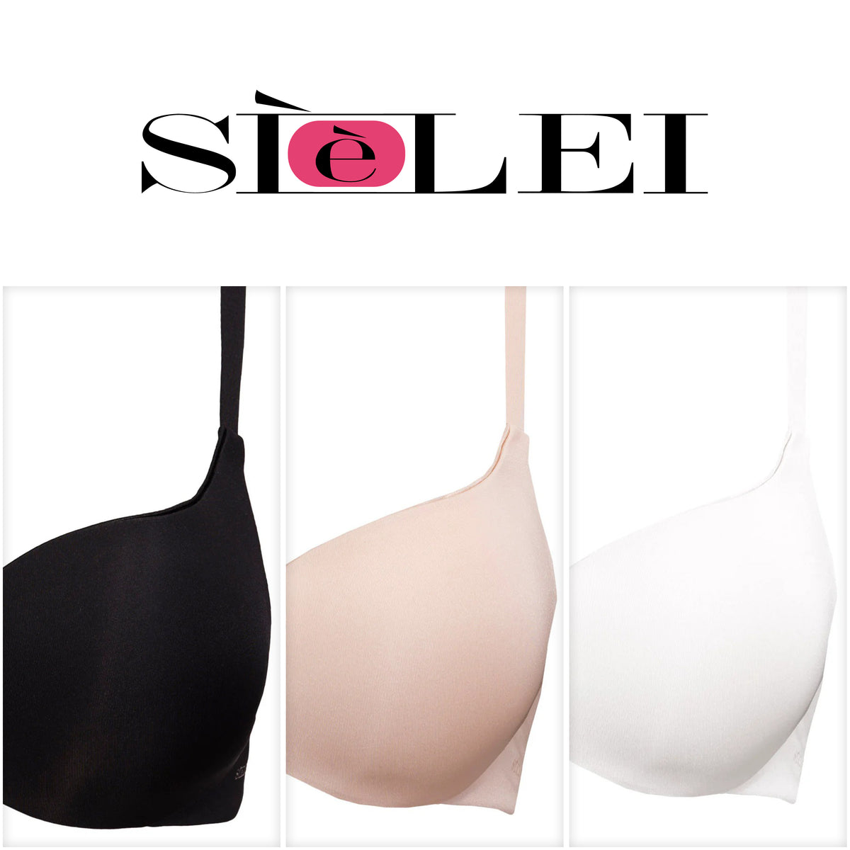 Reggiseno push up Sièlei 1368 con ferretto in microfibra