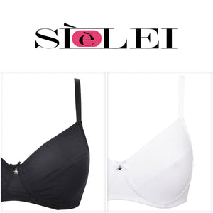 Reggiseno Sièlei 1440 senza ferretto cotone coppa C