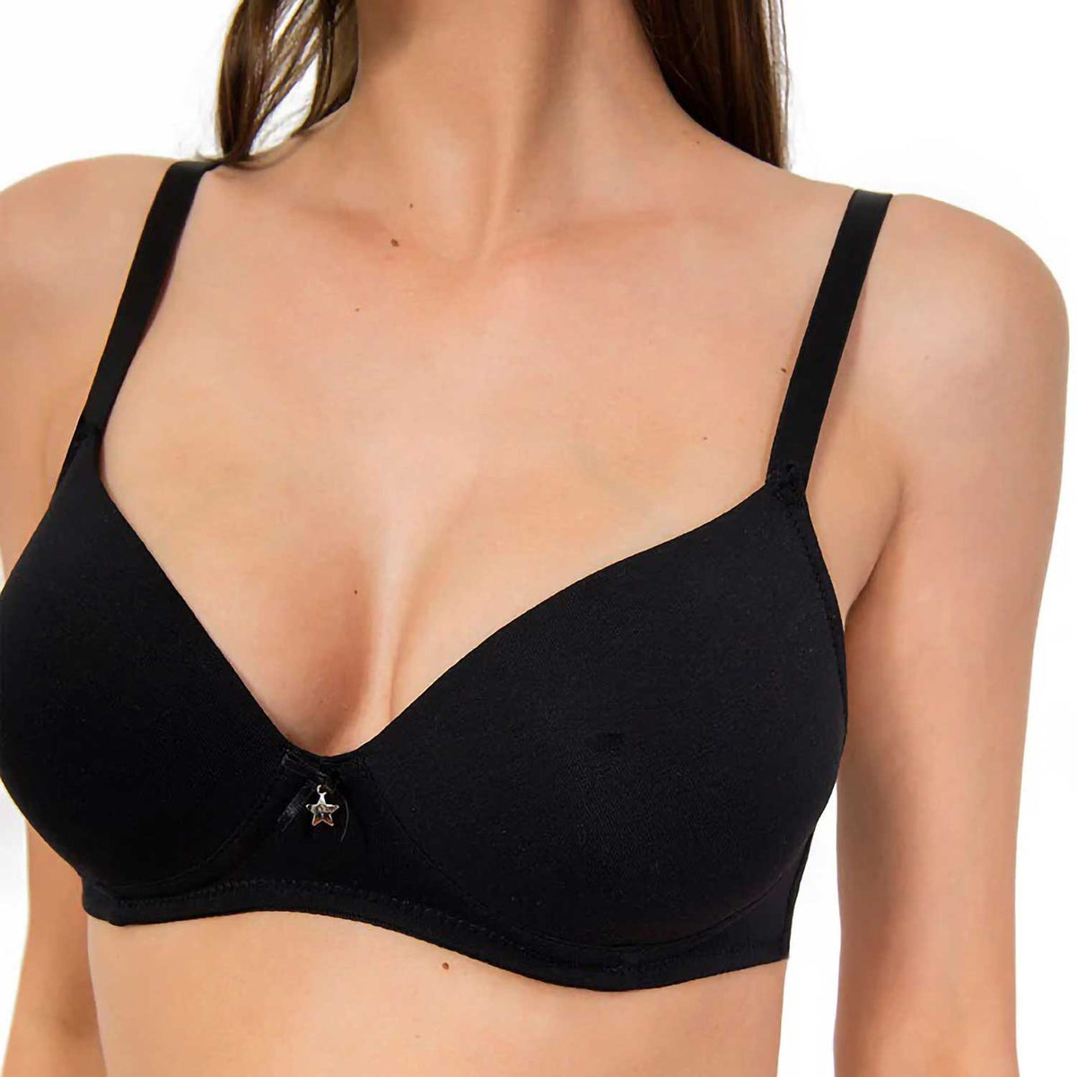 Reggiseno Sièlei 1456 push up senza ferretto cotone 