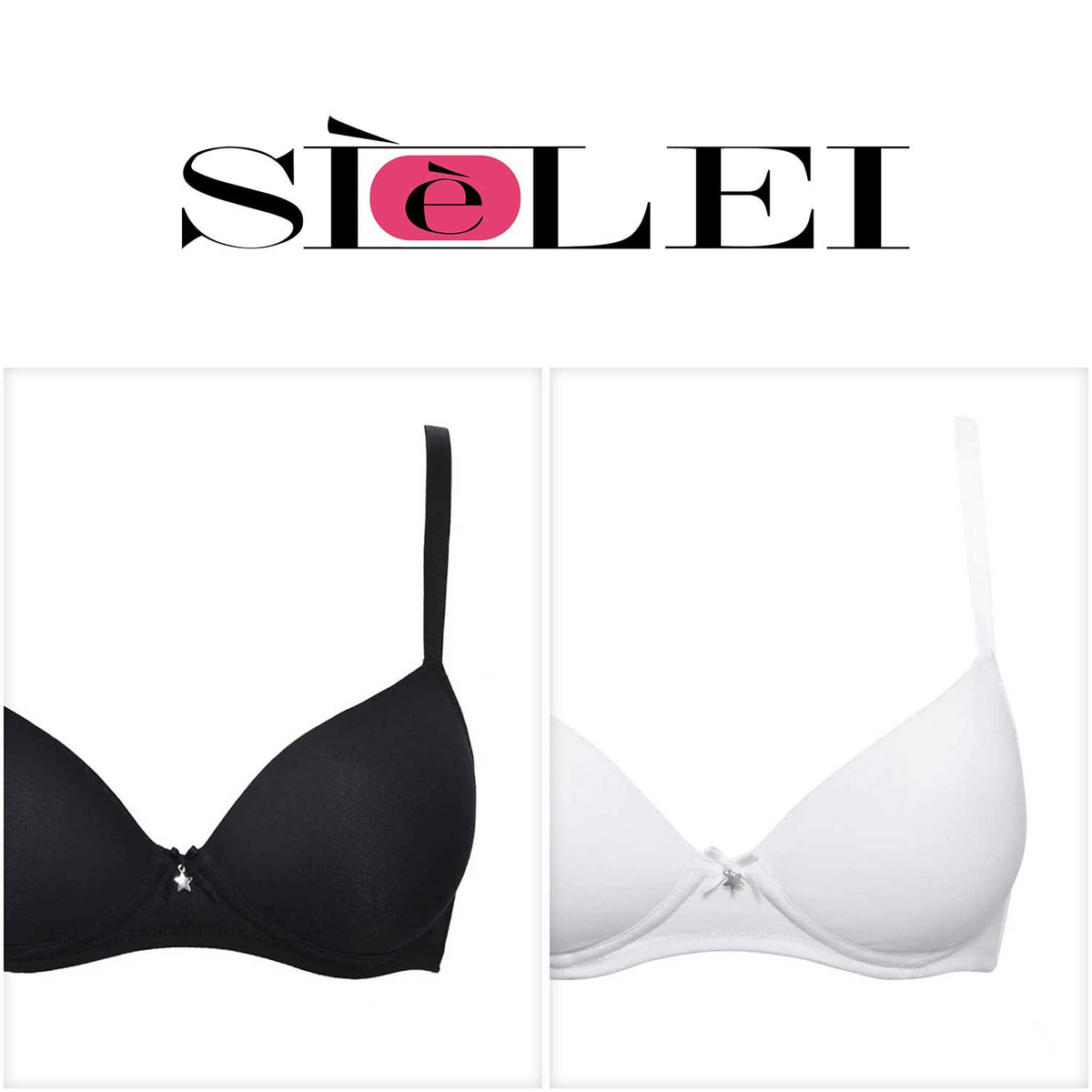 Reggiseno Sièlei 1456 push up senza ferretto cotone 