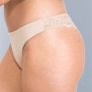 Slip brasiliana Sièlei 2447 in microfibra e pizzo
