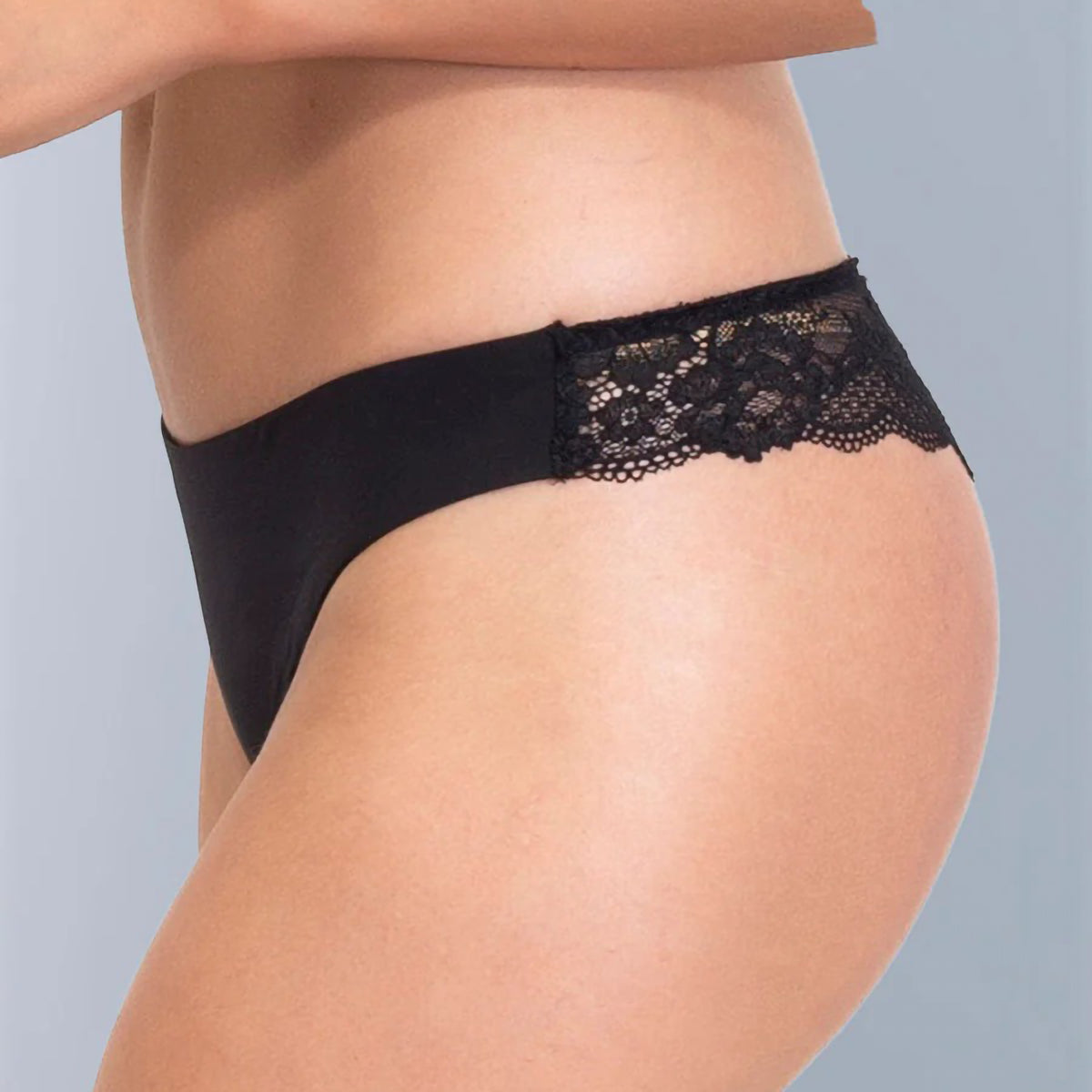 Slip brasiliana Sièlei 2447 in microfibra e pizzo