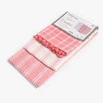 Set da 3 strofinacci Preziosa Candido 2 100% cotone naturale
