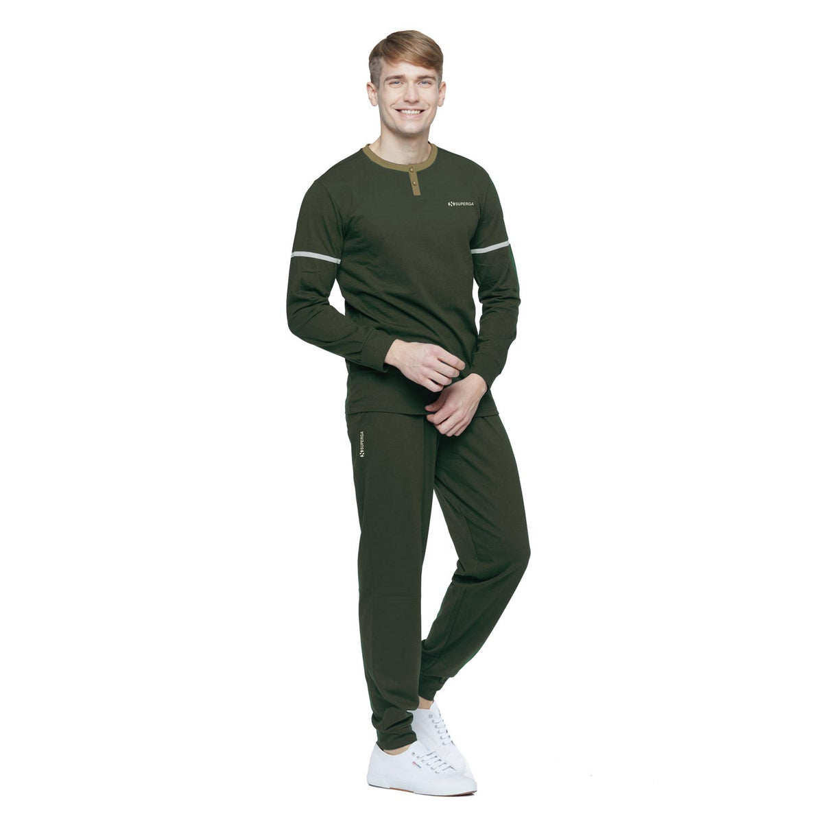Pigiama uomo caldo cotone Superga SMW25686