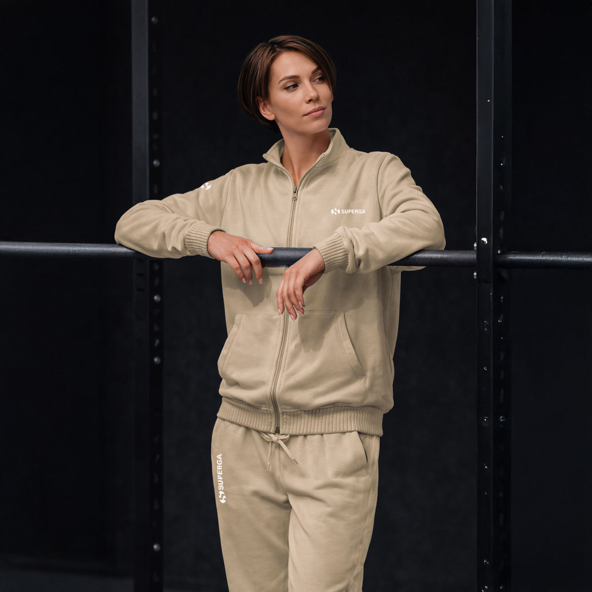 Tuta donna full zip primaverile Superga SWS26403