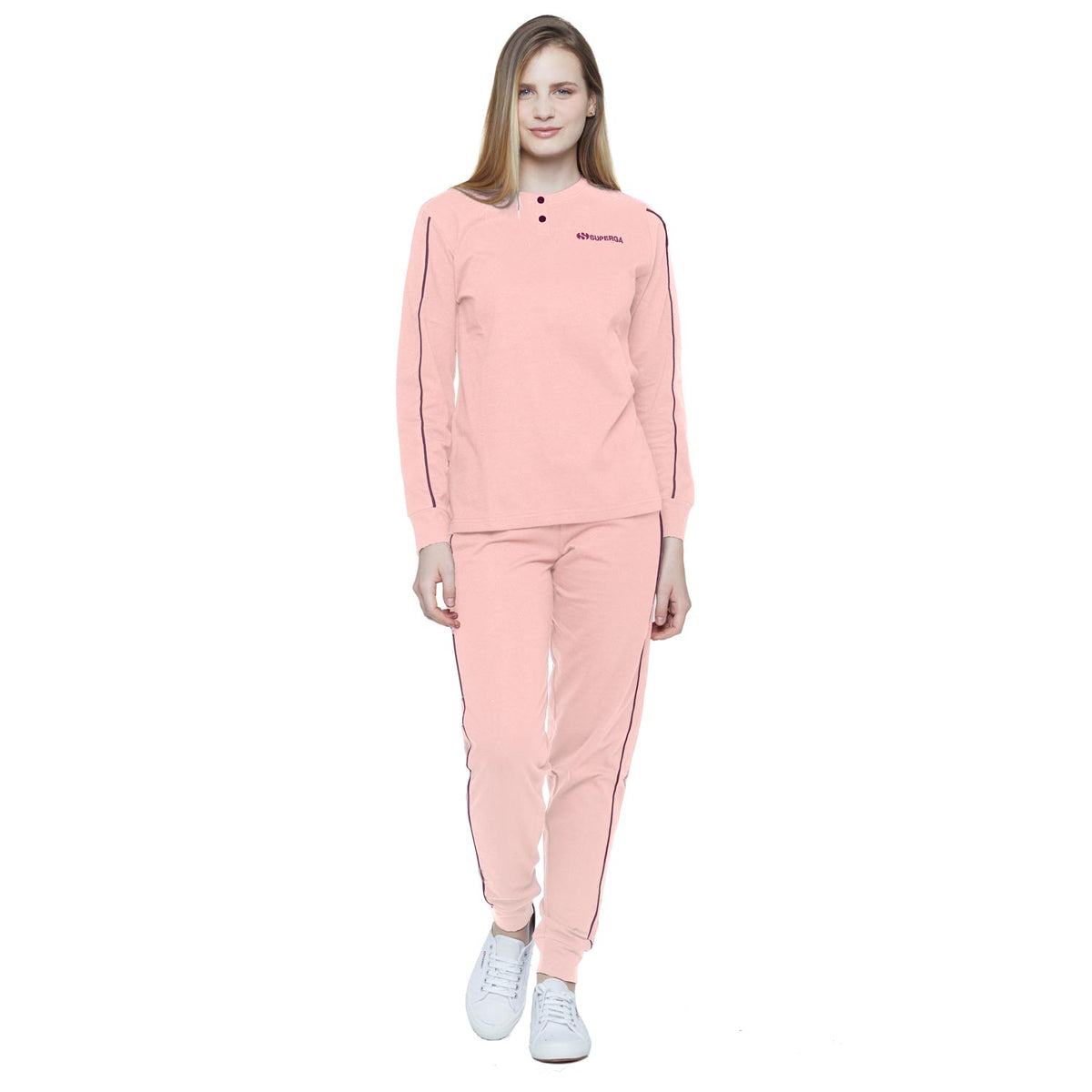 Pigiama donna cotone caldo Superga SWW25787