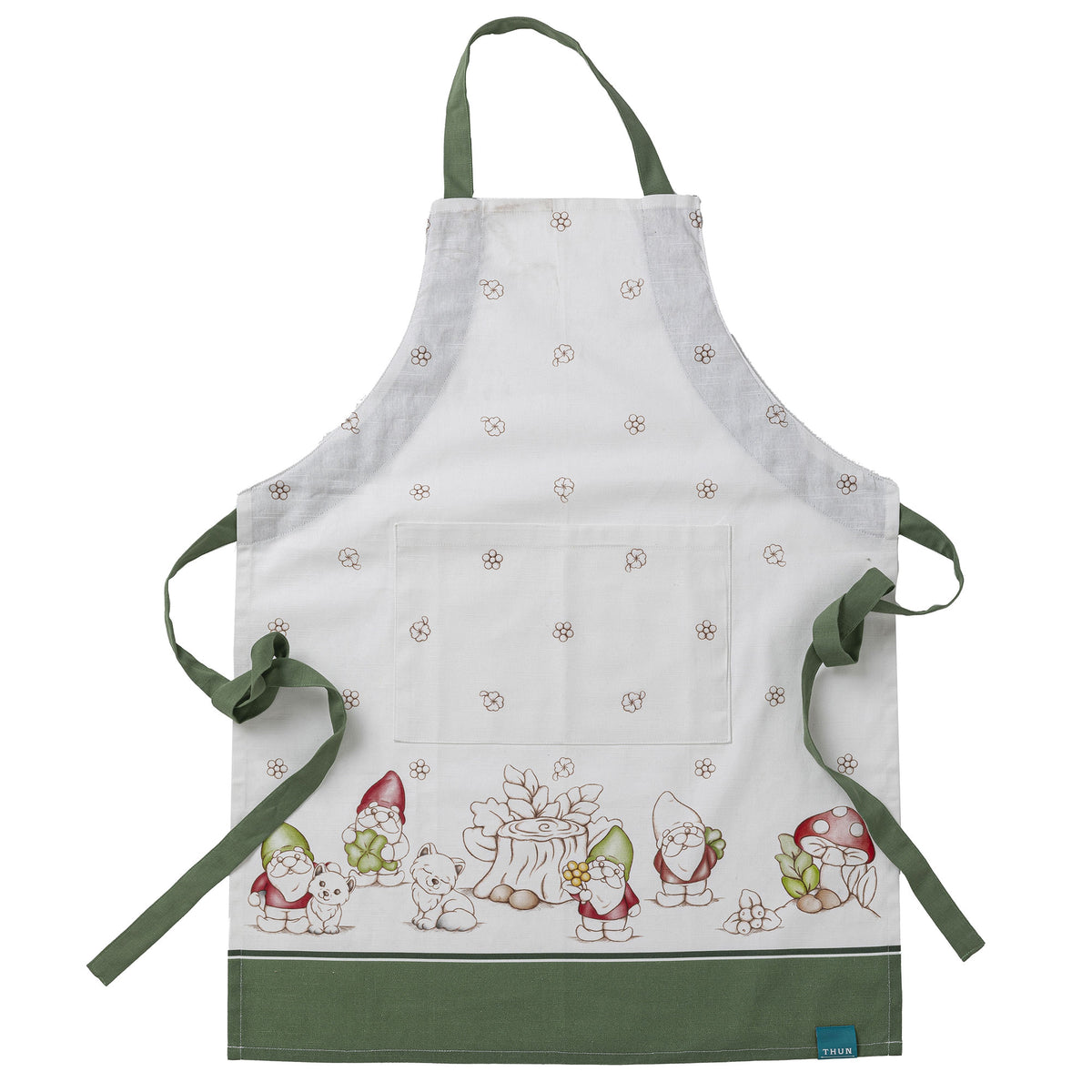 Grembiule con gnomi 100% cotone Thun gnomes
