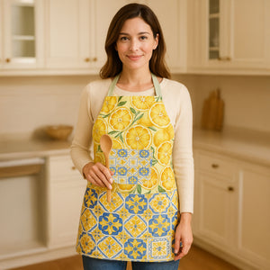 Grembiule da Cucina 100% Cotone Vingi Tiffany Dis.16