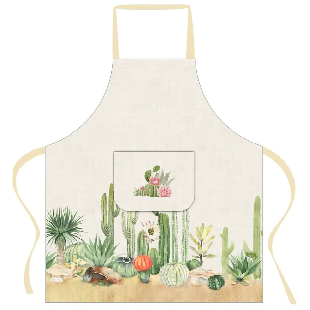 Grembiule da cucina 100% Cotone Vingi Tiffany Dis.9
