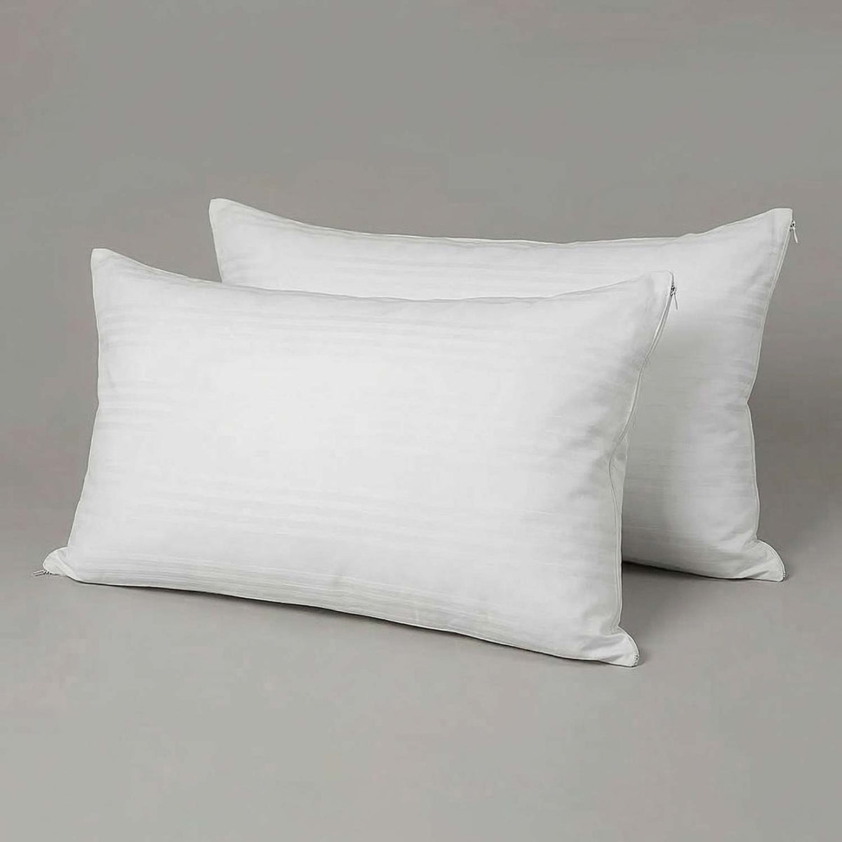 Coppia di federe 100% cotone fasciato antiacaro Cottony 