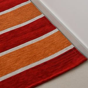 Tappeto a righe antiscivolo Zambaiti jacquard gobelin