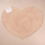 Tappeto bagno Forma di Cuore in 100% Cotone Jane Zambaiti 