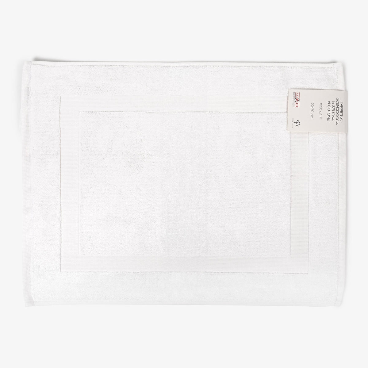 Tappetino scendidoccia Zambaiti spugna 100% cotone 50x70 1330 g/m²