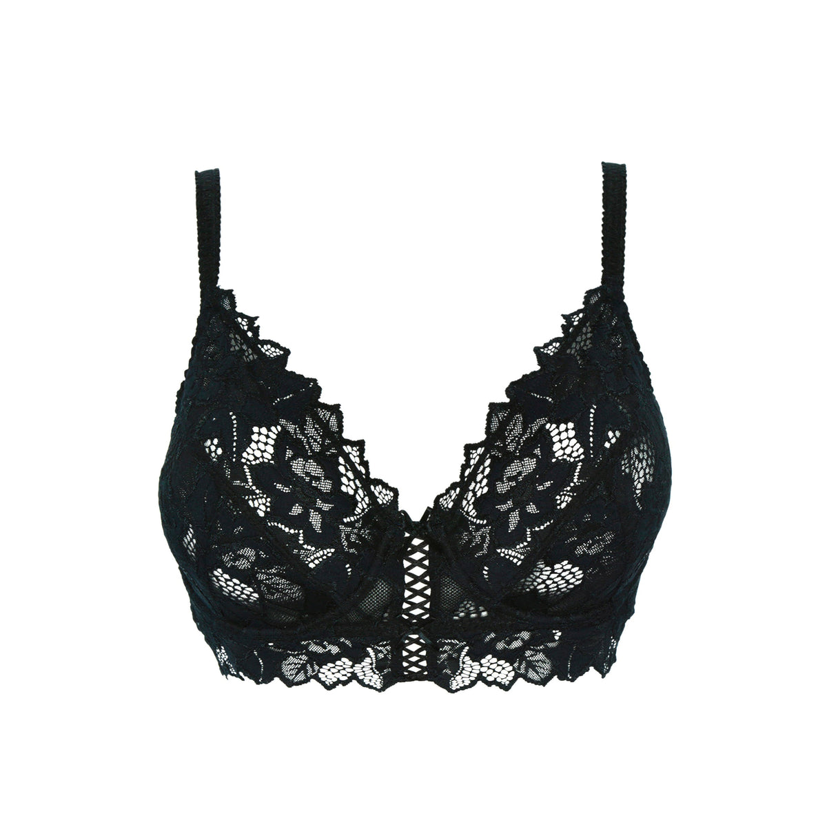 Reggiseno bustier con ferretto in pizzo San Complexe ARUM 90A564 