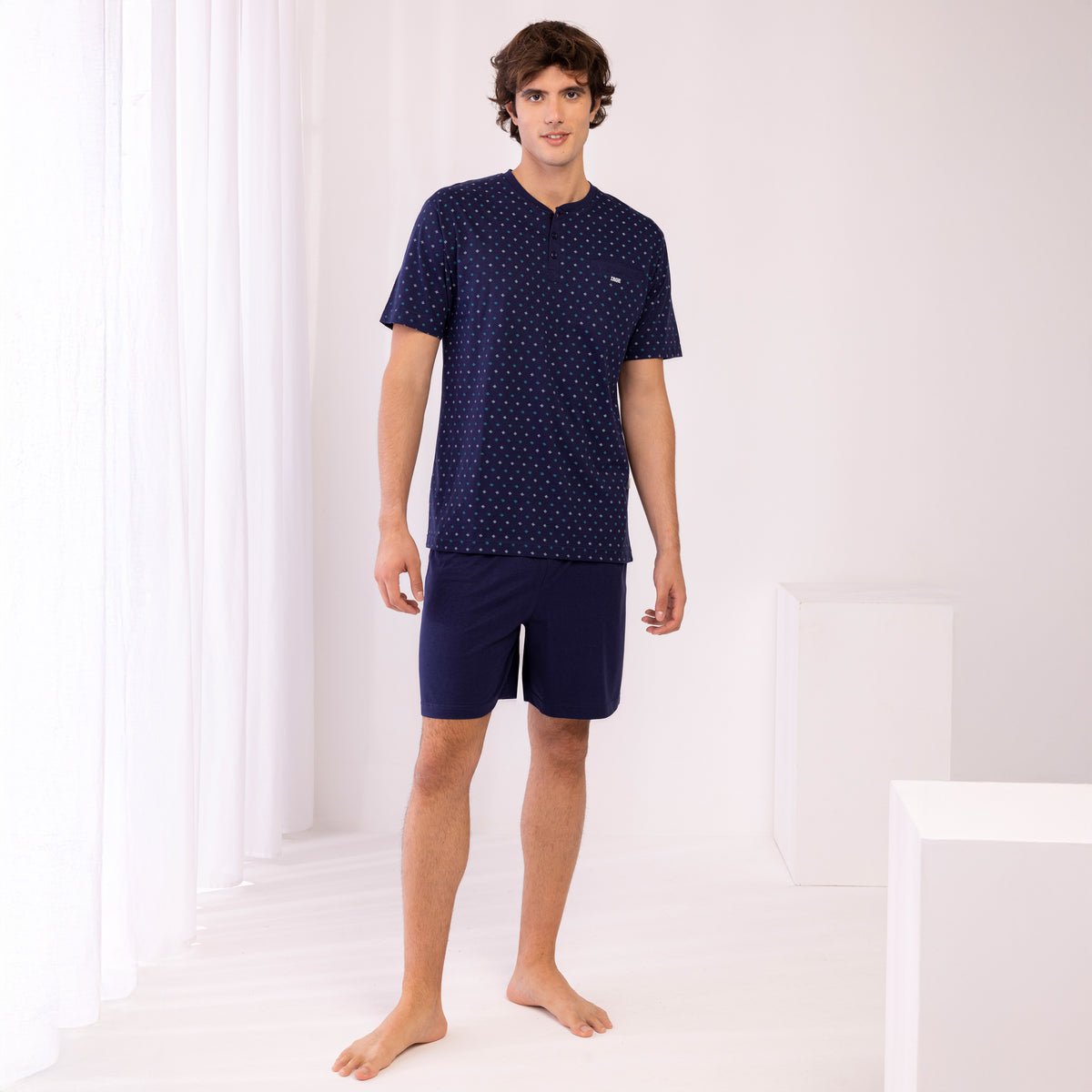 Pigiama uomo estivo 100% cotone Irge IRC2226 / CUC131