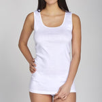 Canotta donna Irge ir7000 spalla larga cotone 3 pezzi