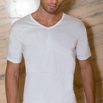 Maglia uomo mezza manica a punta Irge irm2 cotone 3 pz