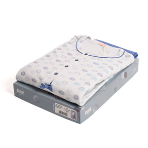 Pigiama Donna Interlock scollo a serafino maglia a fantasia Irge IRI 2156