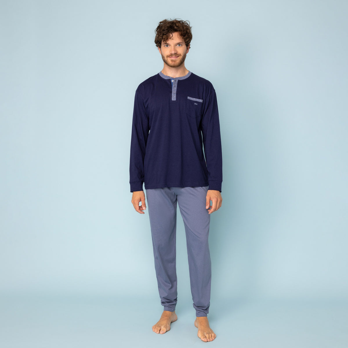 Pigiama uomo 100% cotone Irge IRL1969