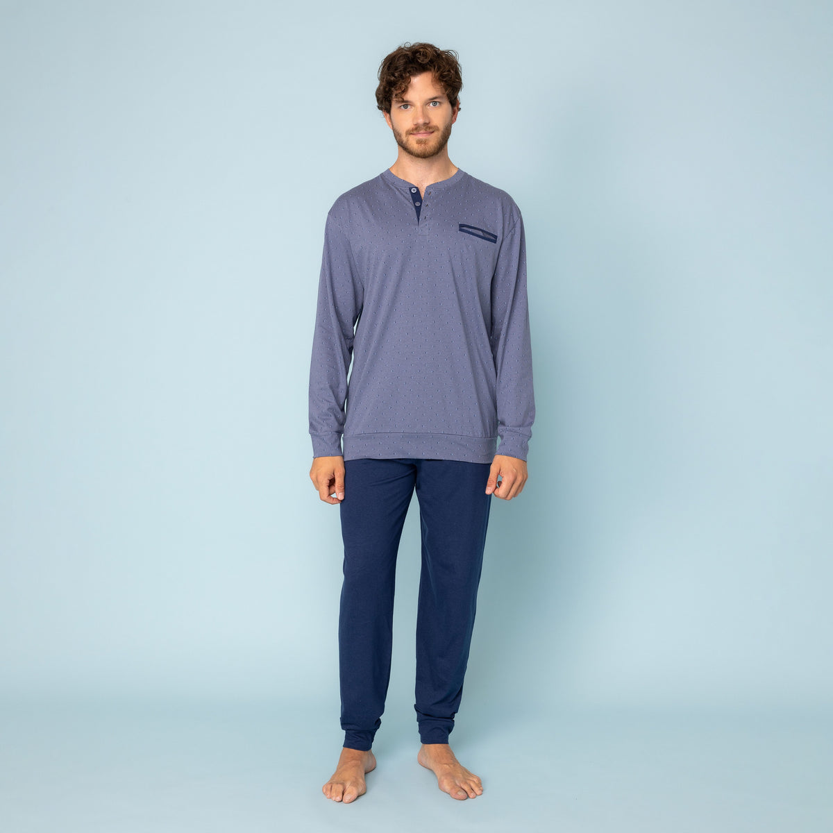 Pigiama in cotone leggero lungo Irge IRL 1973