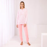 Pigiama Donna floreale in 100% cotone Irge IRL2285