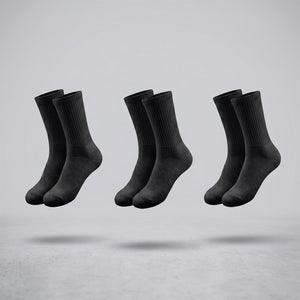 Calze unisex caviglia a coste cotone elasticizzato Iyali 911 - 3 pezzi