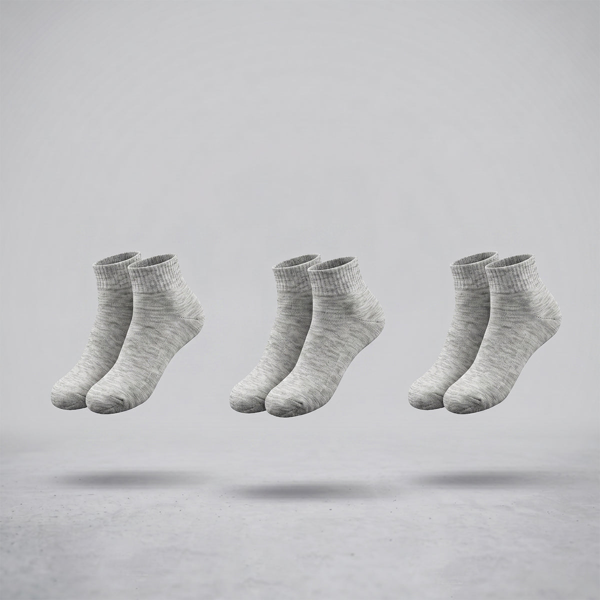 Calza corta unisex sport cotone Iyali 913 - 3 paia