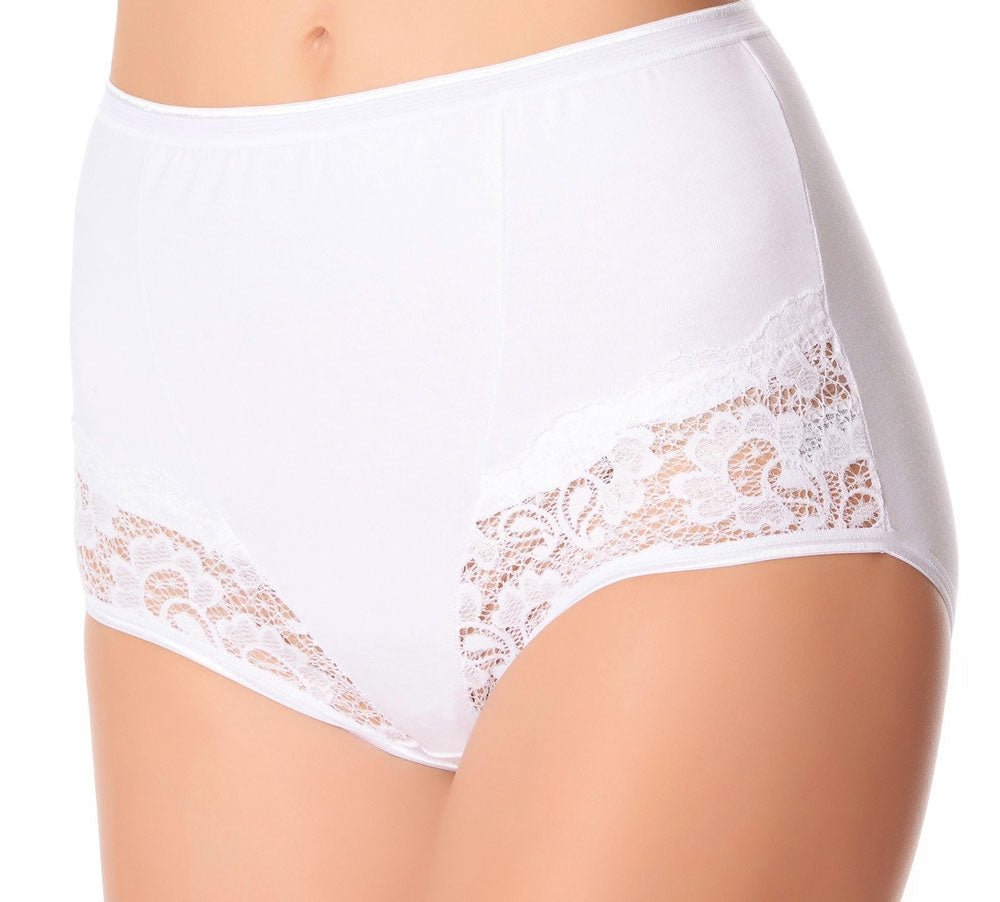 Slip culotta donna jadea 06 vita alta cotone elasticizzato 3 pezzi