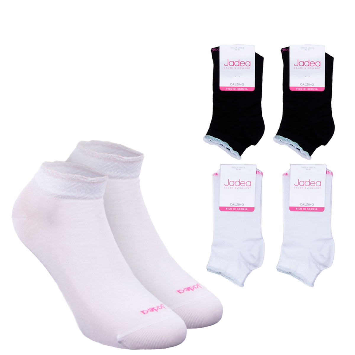 Calzini donna Jadea 21018 filo di scozia 4 Pz