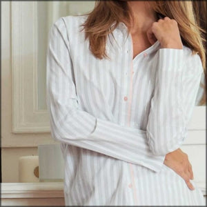 Maxi maglia Jadea home 3087 a righe lurex cotone