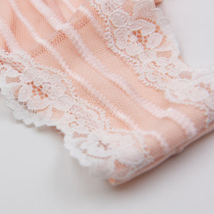 Brasiliano donna jadea chic 6052 nero e rosè tulle e pizzo 2 pezzi