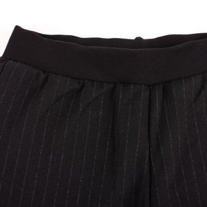 Leggings jadea gessato in cotone elasticizzato 4280 nero