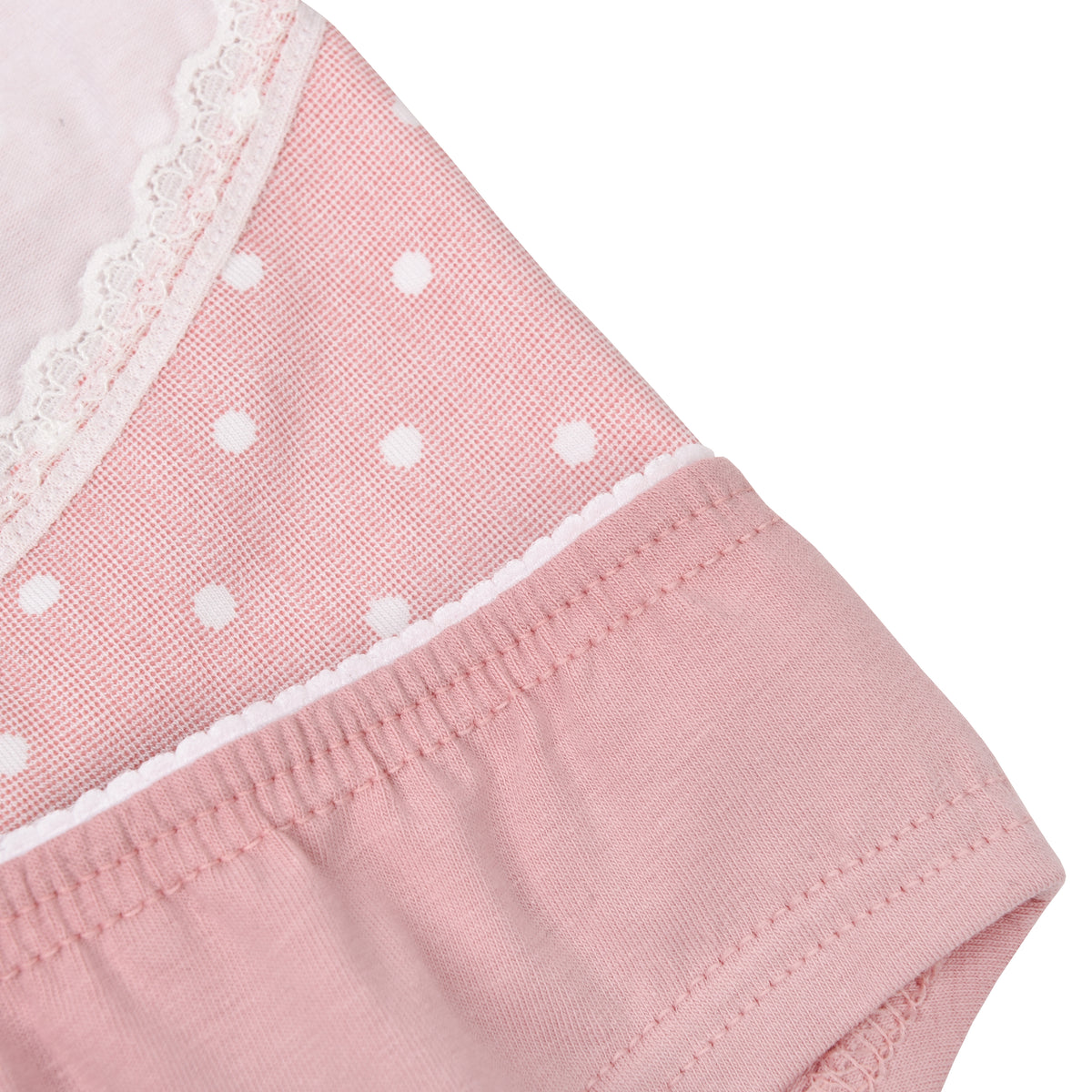 Coordinato Jadea 4341 canotta spalla stretta + slip cotone pois albicocca