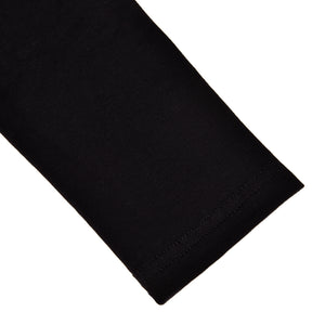 Maglia in pizzo con paillettes nera Jadea 4450
