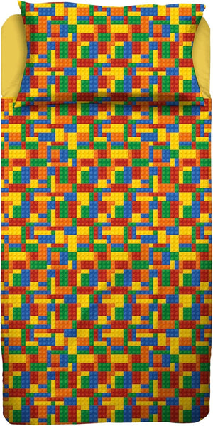 Completo Letto Singolo 100% cotone Jolly Bricks