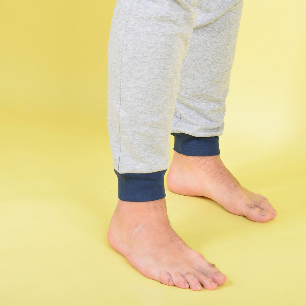 Pigiama uomo invernale caldo cotone Kappa grigio navy 22102